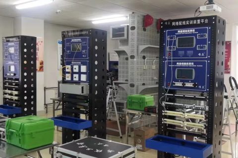 山西大同新荣区职业学校综合布线实训室竣工