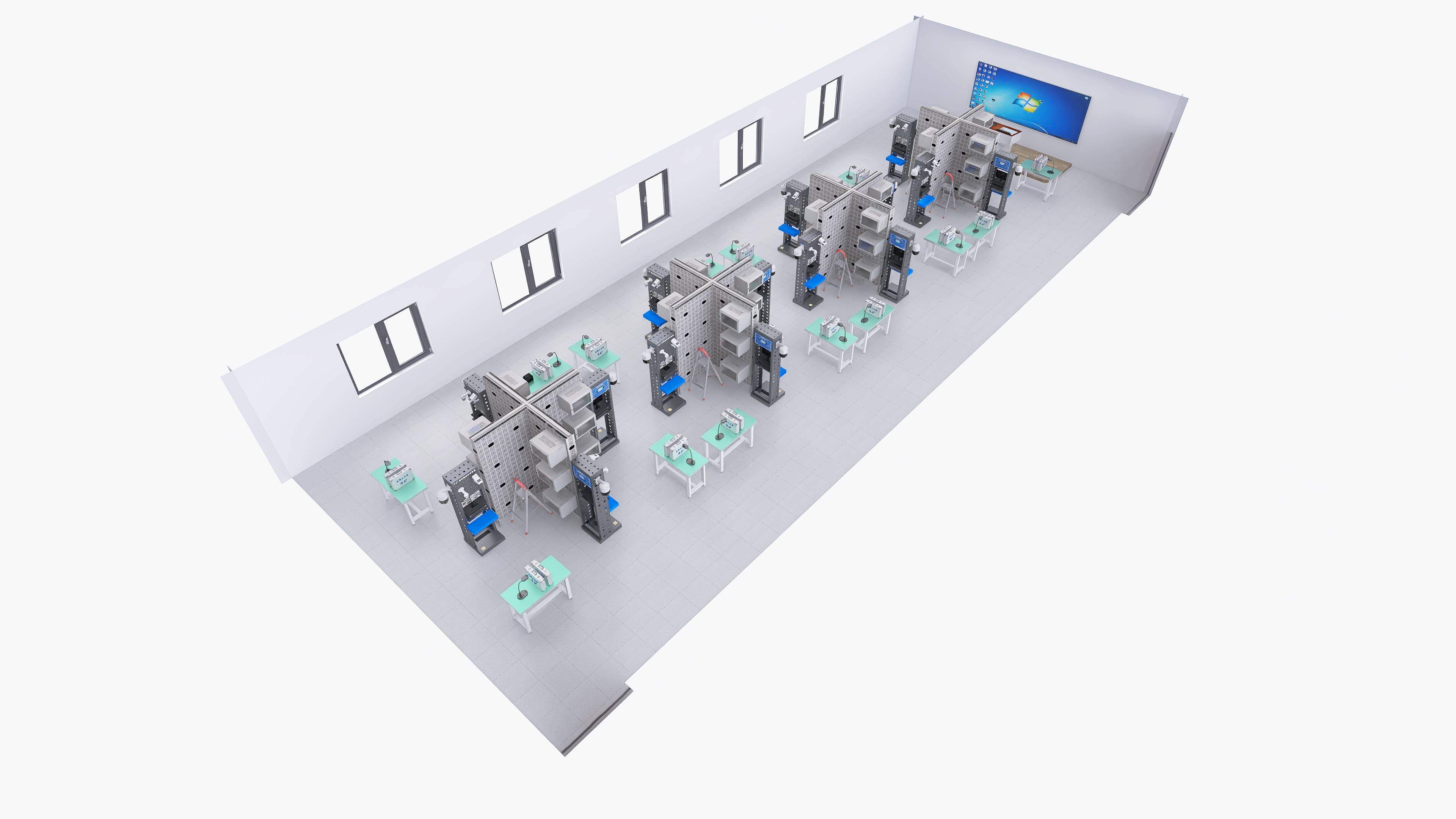 楼宇智能综合布线实训室
