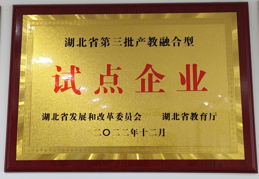 湖北省第三批产教融合型试点企业