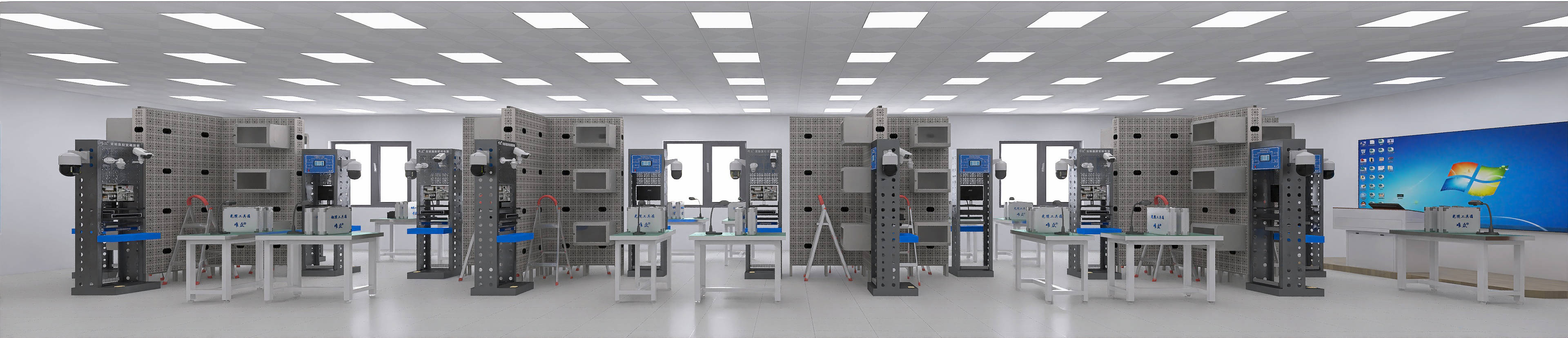 楼宇智能综合布线实训室