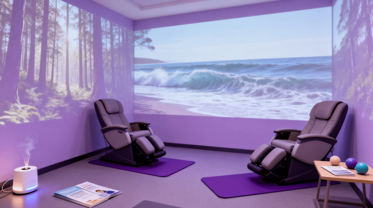 职业学校心理健康教育中心效果图 职业学校心理健康教育中心效果图