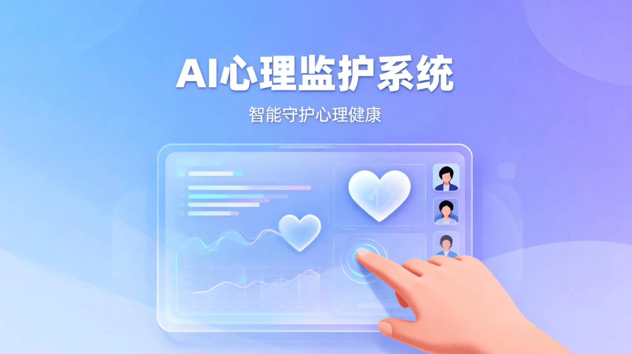 职业学校心理健康教育中心教学实践提升方案插图5 AI 心理监护系统