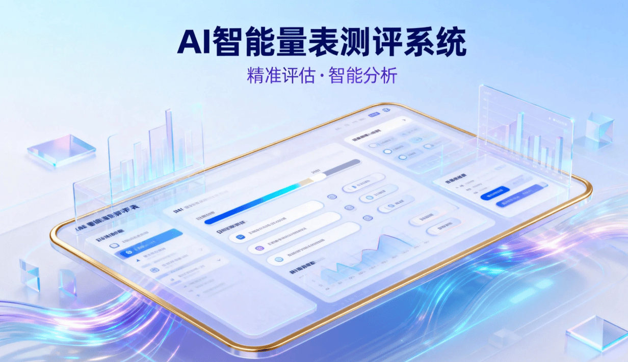 职业学校心理健康教育中心教学实践提升方案插图3 AI 量表测评系统